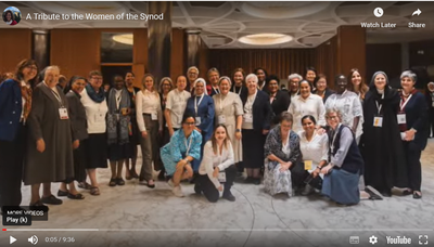 A Tribute To The Women Of The Synod 